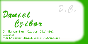 daniel czibor business card